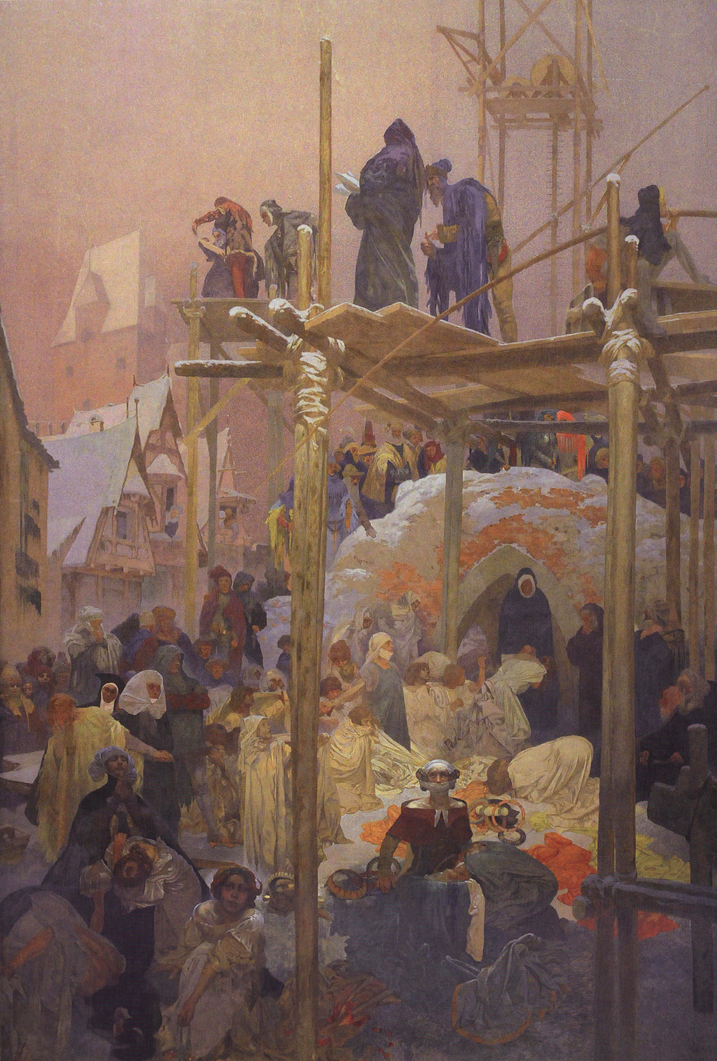 Jan Milic of Kromeriz in Detail Alphonse Mucha